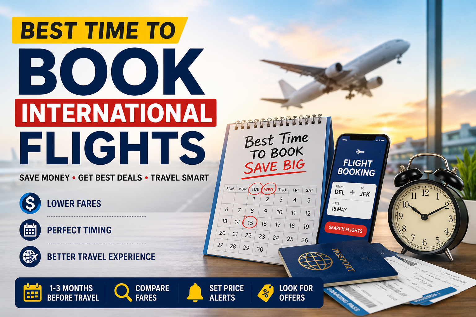 Best Time to Book International Flights