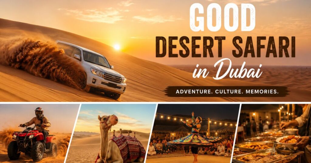 Good desert safari in dubai
